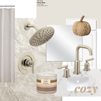 fall Colors for the bathroom