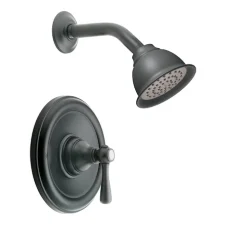 Kingsley Black Tub Faucet and Bathroom Fixtures