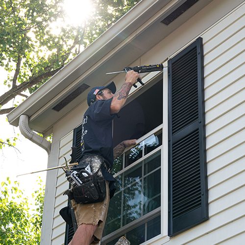 Window Replacement Process includes air sealing perfect to reduce air conditioning costs